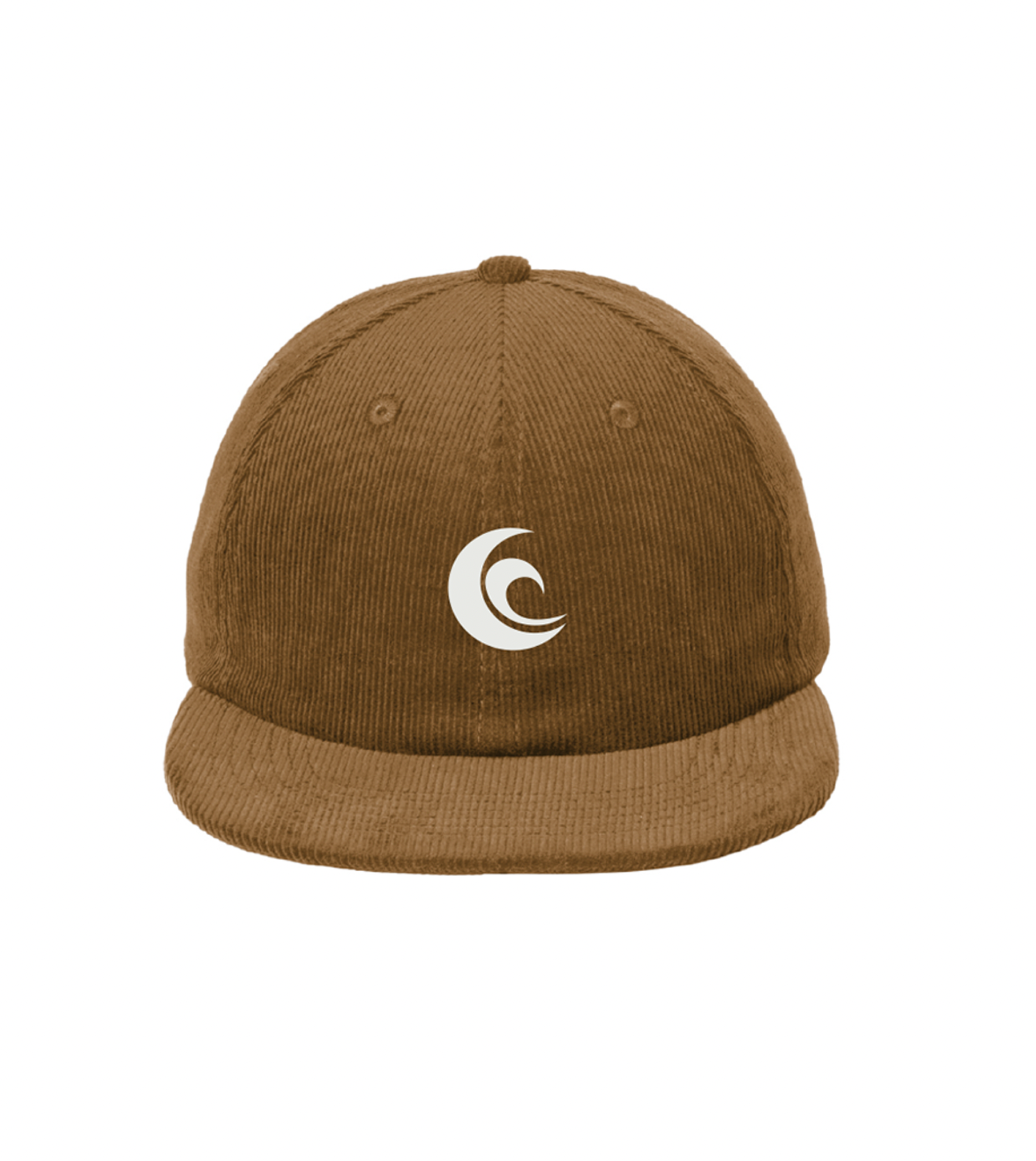 Corduroy Logo Embroidered Hat Tan