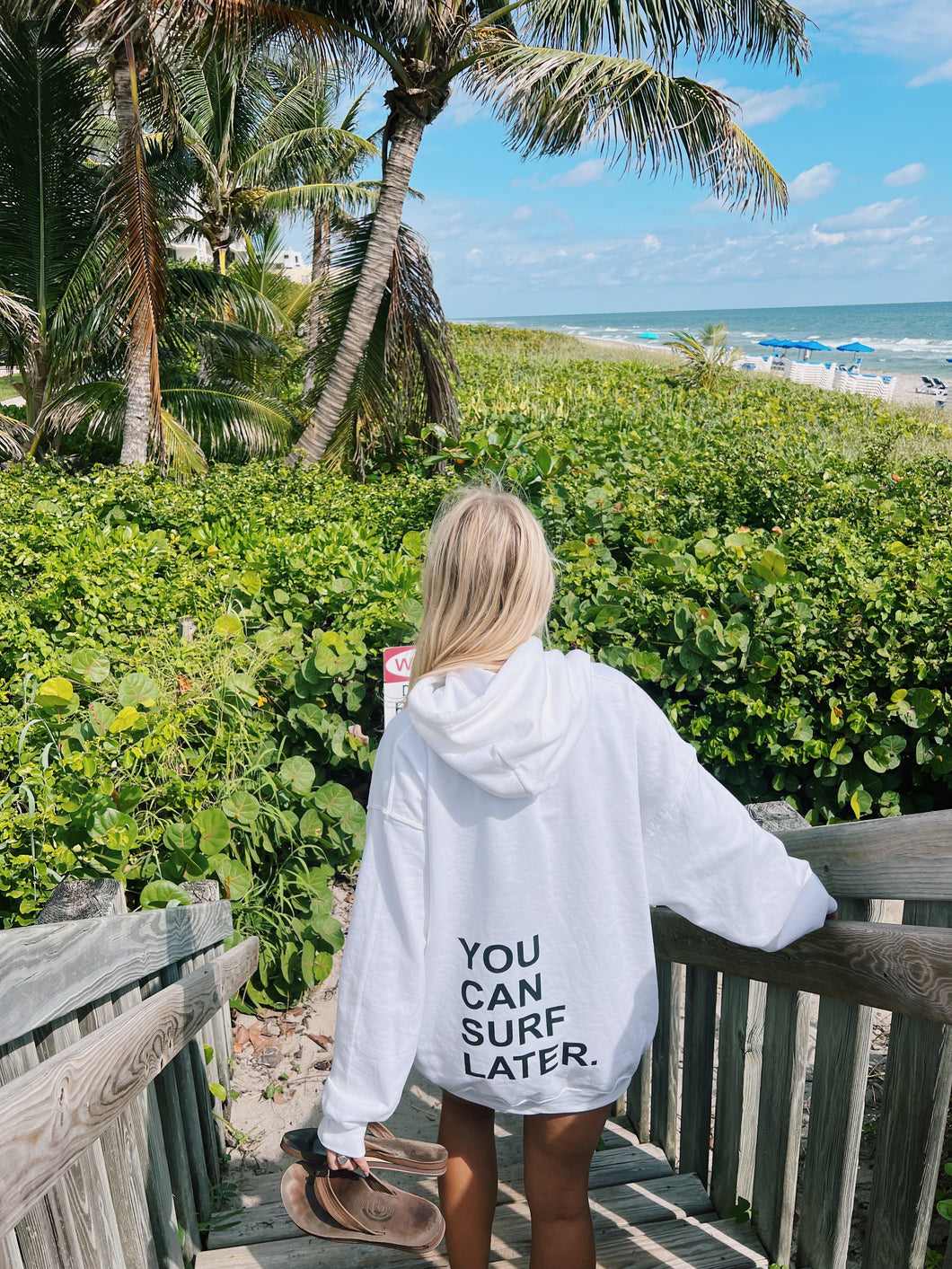 You Can Surf Later Hoodie