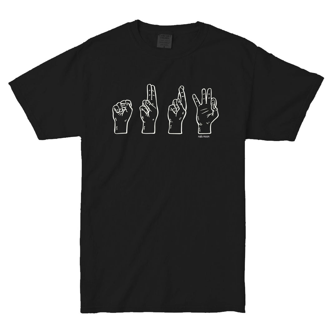 Women's Short-Sleeve Tee Surf Sign Language